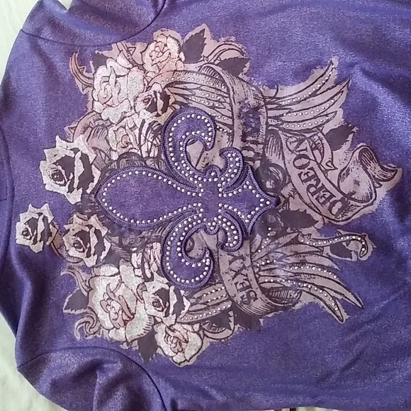 Purple 💜 & Gold Dereon Jacket (XL) - Picture 8 of 14